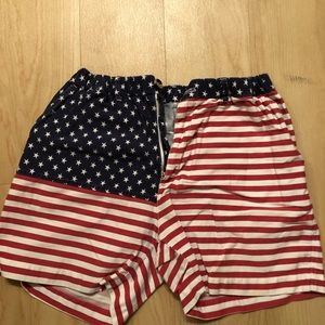 Chubbie’s American Flag shorts - medium